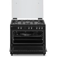 Kép 1/3 - MPM MPM-93-KGM-32 kombinált tűzhely 90cm fekete