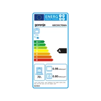 Kép 5/5 - GORENJE GECS5C70WA villanytűzhely kerámialap -50cm