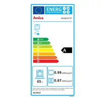 Kép 3/3 - AMICA 54037 kerámialapos villanytűzhely -60cm 65L
