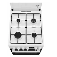 Kép 6/10 - ELECTROLUX LKK560205W gőzfunkciós kombinált tűzhely 50cm, fehér