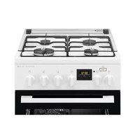 Kép 1/10 - ELECTROLUX LKK560205W gőzfunkciós kombinált tűzhely 50cm, fehér
