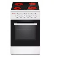 Kép 1/3 - HAUSMEISTER kerámialapos villanytűzhely 50cm 58L