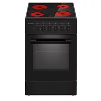 Kép 1/5 - HAUSMEISTER kerámialapos villanytűzhely 50cm 58L