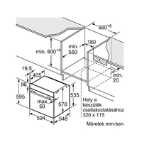 Kép 9/11 - BOSCH HBA534ES0 beépíthető sütő