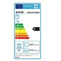 Kép 6/6 - GORENJE BSA6747A04BG gőzfunkciós beépíthető sütő 77L, fekete