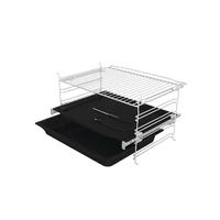 Kép 3/6 - GORENJE BOS6737E13BG AquaClean beépíthető sütő, Fekete