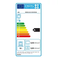 Kép 5/5 - AEG BEB351111B SteamBake beépíthető sütő gőzfunkcióval  72 L, FEKETE