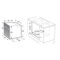 Kép 5/5 - Gorenje BCIX6737E05BG Black Set 4 beépíthető indukciós sütőszett