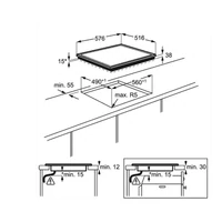 Kép 4/4 - AEG HK365407XB beépíthető kerámia főzőlap, 60cm