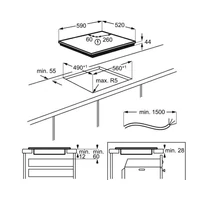 Kép 4/4 - AEG IKE64441FB beépíthető indukciós főzőlap, 60cm