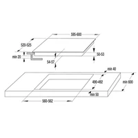 Kép 3/3 - GORENJE ECT644BSC beépíthető kerámia főzőlap 60cm