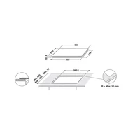 Kép 3/3 - WHIRPOOL WLS5360BF/W beépíthető indukciós főzőlap 60cm