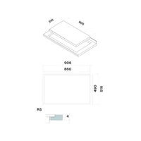 Kép 2/2 - FALMEC P01F9051  indukciós főzőlap  * 90cm