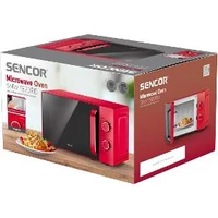 Kép 3/3 - SENCOR mikrohullámú sütő 20L 700W piros