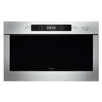 Kép 1/7 - WHIRLPOOL AMW423/IX beépíthető mikrohullámú sütő 22L 750W