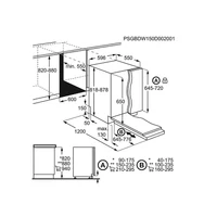 Kép 5/6 - ELECTROLUX EES48200L beépíthető mosogatógép 60cm, 14 teríték