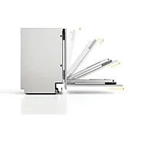 Kép 2/2 - WHIRLPOOL W8I HT40T beépíthető mosogatógép * 60cm Integrálható