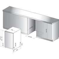 Kép 2/5 - WHIRLPOOL WSIO 3O34 PFE X beépíthető mosogatógép *45 cm* 10 teríték