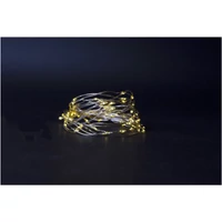 Kép 3/5 - ENTAC ECL-S20WW-T karácsonyi beltéri mini drótfüzér 20 LED Időzítővel WW 1,1m (2x2032 )