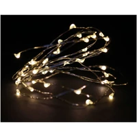 Kép 5/5 - ENTAC ECL-S20WW-T karácsonyi beltéri mini drótfüzér 20 LED Időzítővel WW 1,1m (2x2032 )