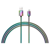Kép 2/3 - YENKEE YCU 351 USB-Type-C kábel 1m fém