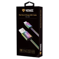 Kép 3/3 - YENKEE YCU 351 USB-Type-C kábel 1m fém