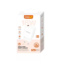 Kép 2/2 - YOOUP PM036063  NC39-A hálózati töltő *   NC39-A  18W fehér