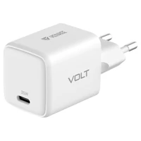 Kép 1/2 - YENKEE YAC G35 Volt GaN USB Type-C hálózati töltő - Fehér (35W)