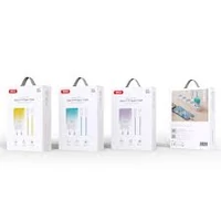 Kép 2/3 - XO  fali töltő CE18 PD 30W 1x USB-C sárgafehér + kábel USB-C - Lightning