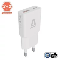 Kép 2/3 - AVAX CH641W NANO SLIM 30W töltő adapter USB-C (PD3.0)+USB-A (QC3.0),fehér