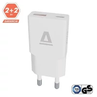 Kép 1/3 - AVAX CH641W NANO SLIM 30W töltő adapter USB-C (PD3.0)+USB-A (QC3.0),fehér