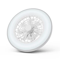 Kép 2/5 - AVIDE AFCLCCT-48W-15W-WAS mennyezeti lámpa ventilátorral Wanda ezüst, 2x24W+15W motor, távirányítóva