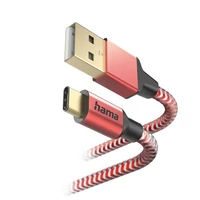 Kép 1/2 - HAMA  201559  adatkábel  * FIC E3 USB Type-C   Reflective 1,5m  piros
