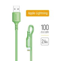 Kép 3/5 - ColorWay CW-CBUL042-GR    USB - Lightning töltőkábel  * 1m  zöld