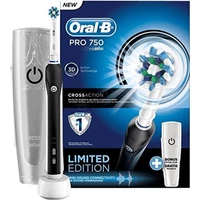 Kép 2/4 - ORAL-B PRO 750 CROSSACTION fekete fogkefe