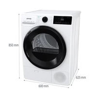 Kép 5/10 - GORENJE Hőszivattyús szárítógép 8/KG