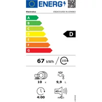 Kép 11/13 - Electrolux ESG43310SX szabadonálló mosogatógép
