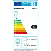 Kép 2/3 - HAUSMEISTER kerámialapos villanytűzhely 50cm 58L