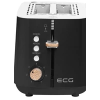 Kép 5/16 - ECG ST-2768 timber black kenyérpirító