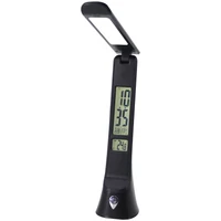 Kép 4/5 - AVIDE ABLDLC-6W-B-HG LED asztali lámpa bőrhatású Hugo fekete 6W naptár