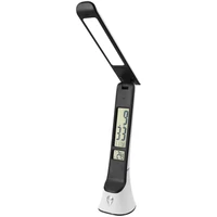 Kép 2/5 - AVIDE ABLDLC-6W-WB-HG LED asztali lámpa bőrhatású Hugo fehér-fekete 6W naptár