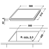 Kép 3/4 - WHIRLPOOL AKT8130NE beépíthető kerámia főzőlap