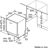 Kép 8/8 - BOSCH SMV6YCX02E beépíthető mosogatógép 60cm