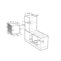 Kép 8/11 - GORENJE BPSA6747A08BGWI  WIFI, PIROLITIKUS beépíthető sütő