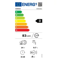 Kép 6/7 - GORENJE GV642D61 beépíthető mosogatógép
