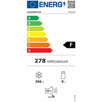 Kép 4/7 - HAUSMEISTER HM4183 fagyasztószekrény 206L NF