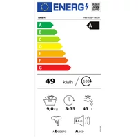 Kép 15/16 - HAIER elöltöltős mosógép 9kg/1400rpm