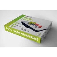 Kép 2/4 - ECG KV 215 S rozsdamentes acél digitális konyhai mérleg, 15 kg teherbírás