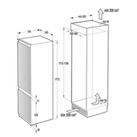 Kép 6/9 - GORENJE NRKI4182P1 No Frost kombinált hűtőszekrény,fehér