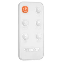 Kép 3/9 - SENCOR SFN 2540WH extra csendes távirányítós álló ventilátor • 25cm, 26W